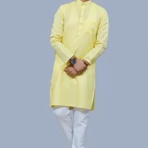Men's Cotton Long Straight Kurta