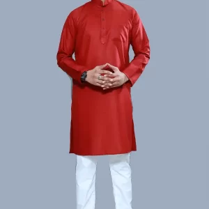 Men's Cotton Long Straight Kurta
